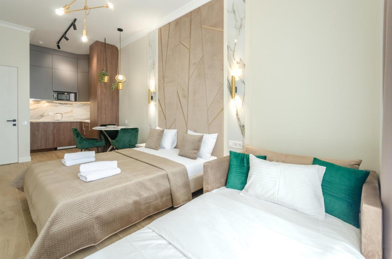 Modern New Cozy Apartment Kvartet Railway Station Kiev Eksteriør bilde